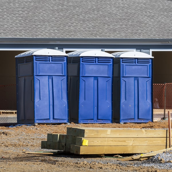 how do you ensure the porta potties are secure and safe from vandalism during an event in East Dailey WV